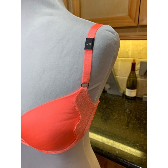 Victoria’s Secret Very Sexy Push-Up Front Closure Bra 32DD Bright Orange NWT - Picture 2 of 7